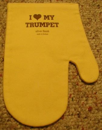 I love my trumpet polishing cloth